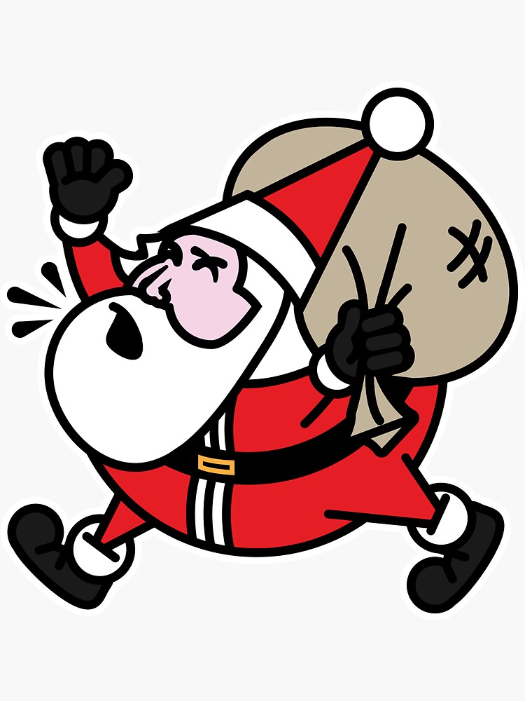 Santa Claus in his bag by OrganicGraphic