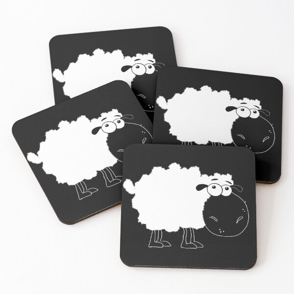 Item preview, White sheep sticker  designed and sold by Gayatri09.