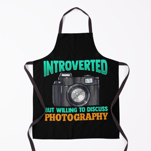 Item preview, Introverted. But willing to discuss photography. Gift for an Introverted Photographer designed and sold by Gold Wings Tees.