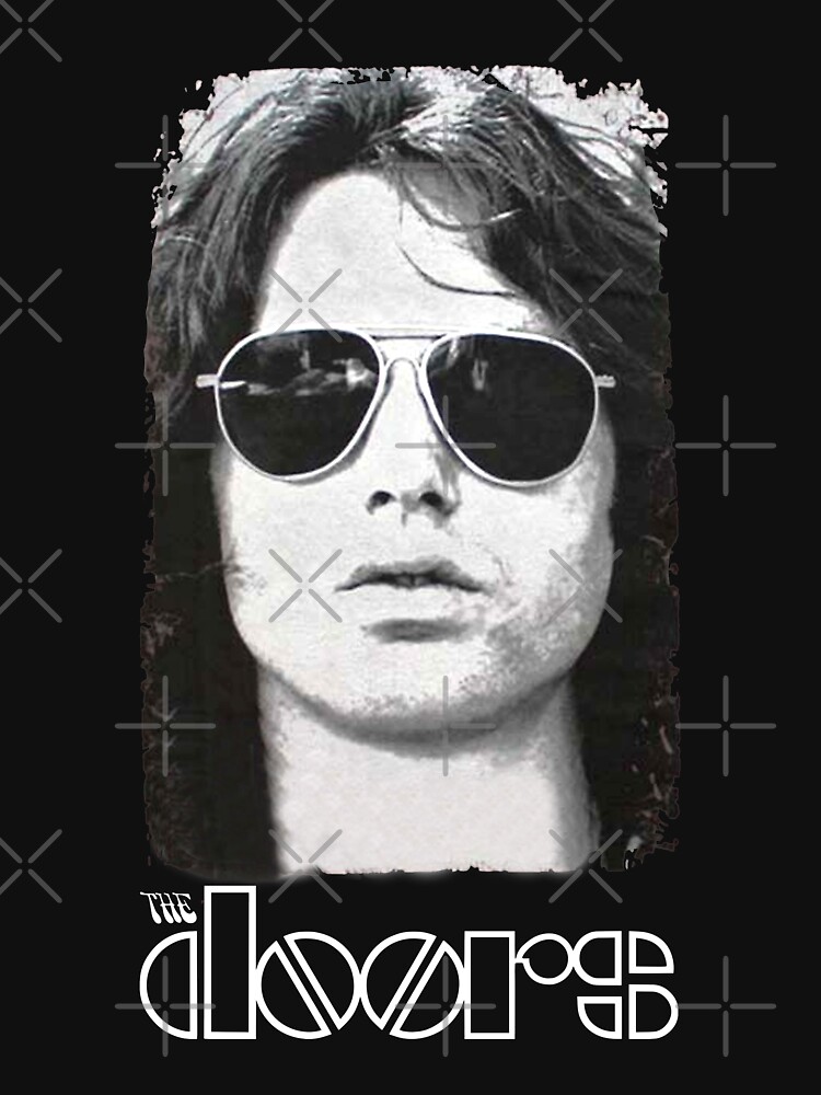 "The Doors Rock Band Member Jim Morrison" Zipped Hoodie by ClintonDana9