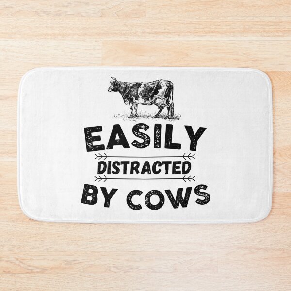 Item preview, Easily Distracted by Cows Vintage designed and sold by The Little Wood Cottage.