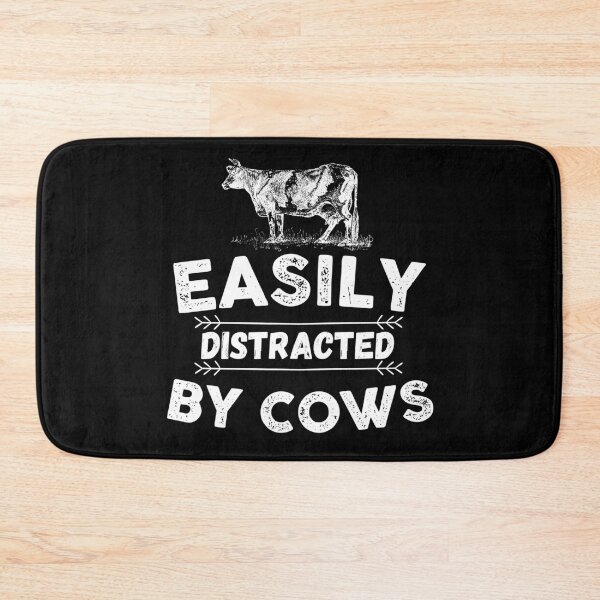 Item preview, Easily Distracted by Cows Vintage designed and sold by The Little Wood Cottage.