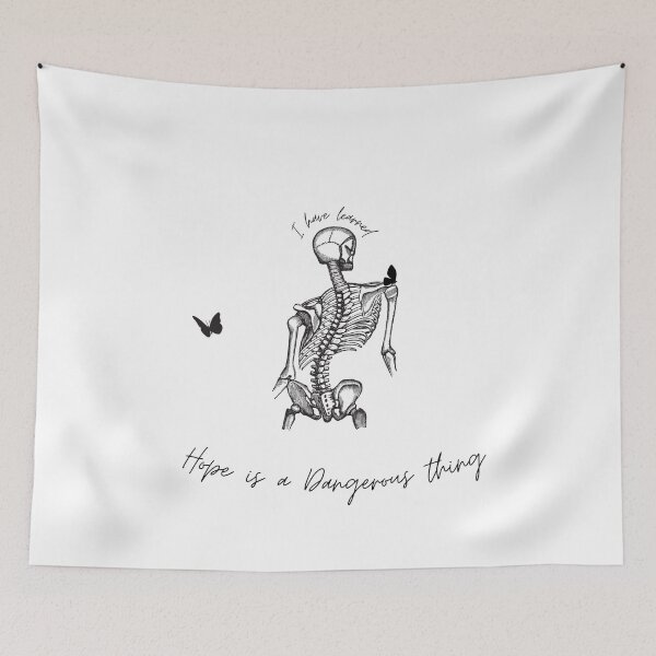 Item preview, hope is a dangerous thing / aesthetic skeleton designed and sold by SpicyCherrys.