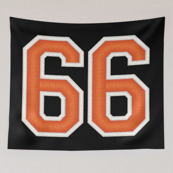 Item preview, Sports Number 66 Jersey Sixty Six Orange designed and sold by elhefe.