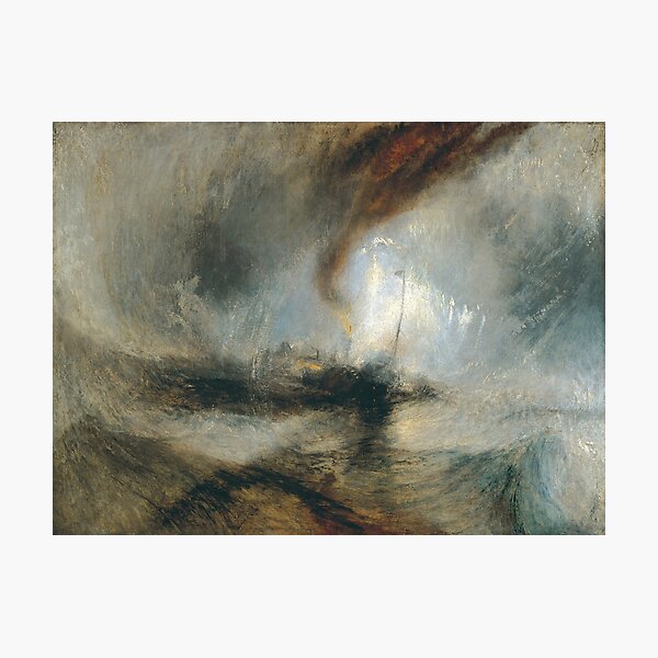 Item preview, J. M. W. Turner - Snow Storm: Steam-Boat off a Harbour's Mouth (1842) designed and sold by HistoryRestored.