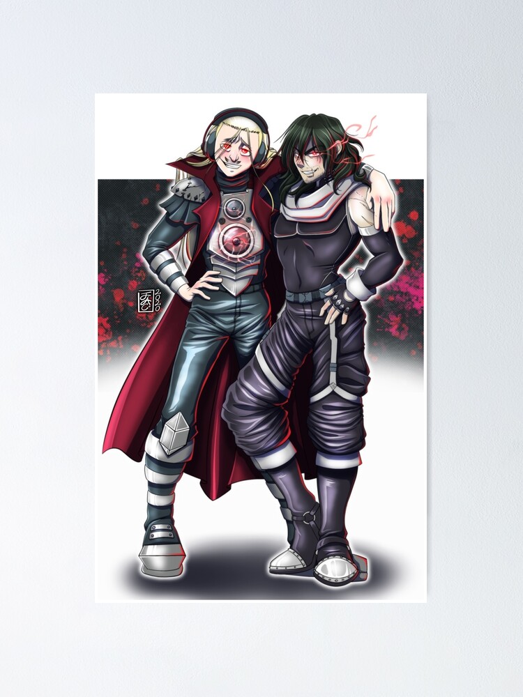 "MHA Eraserhead & Present Mic “Villainous”" Poster by CrimsonDreamer Redbubble