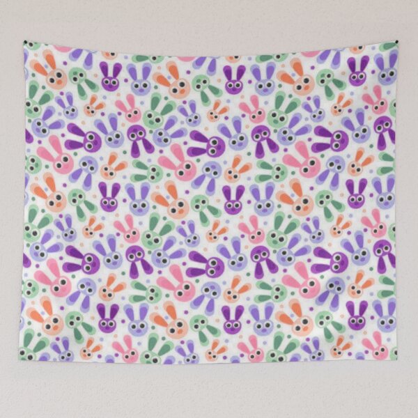 Item preview, Colorful Rabbits seamless pattern designed and sold by adityanik.