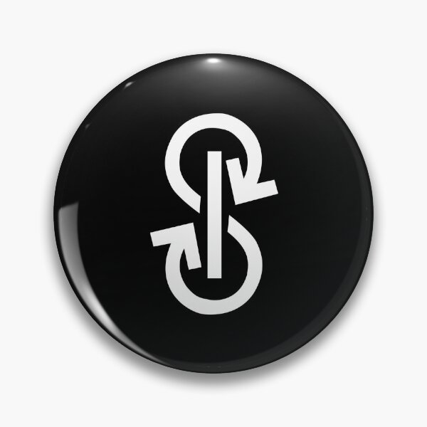 Item preview, Black Yearn Finance YFI Black logo link crypto defi blockchain cryptocurrency fintech designed and sold by Common Truth.