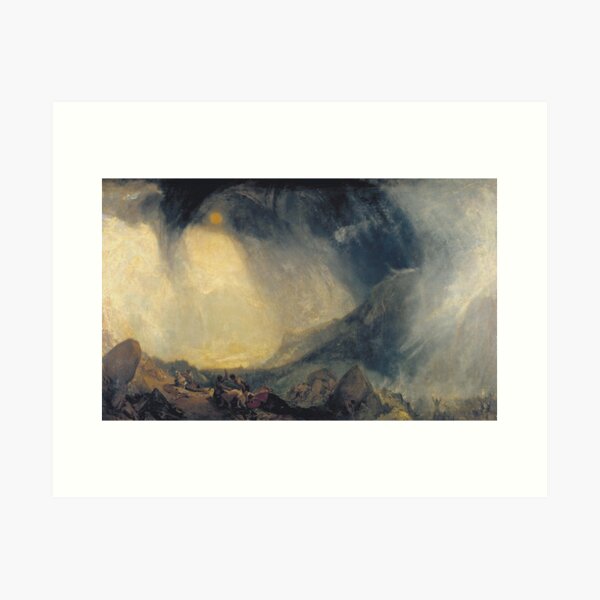 Item preview, J. M. W. Turner - Snow Storm: Hannibal and his Army Crossing the Alps (1812) designed and sold by HistoryRestored.