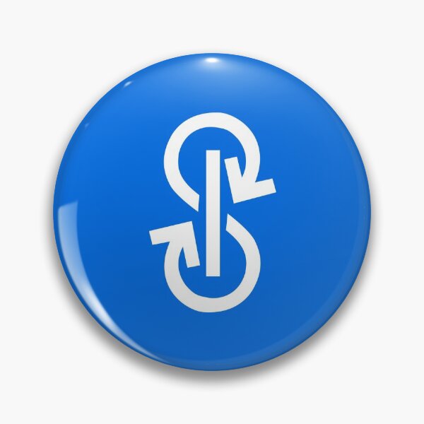 Item preview, Yearn Finance YFI Blue logo link crypto defi blockchain cryptocurrency fintech designed and sold by Common Truth.
