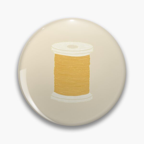 Item preview, Yellow embroidery spool designed and sold by pinkfridgebr.