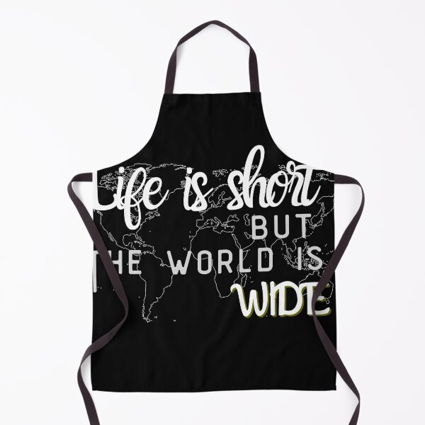 Item preview, Life is short but the world is wide designed and sold by SpicyCherrys.