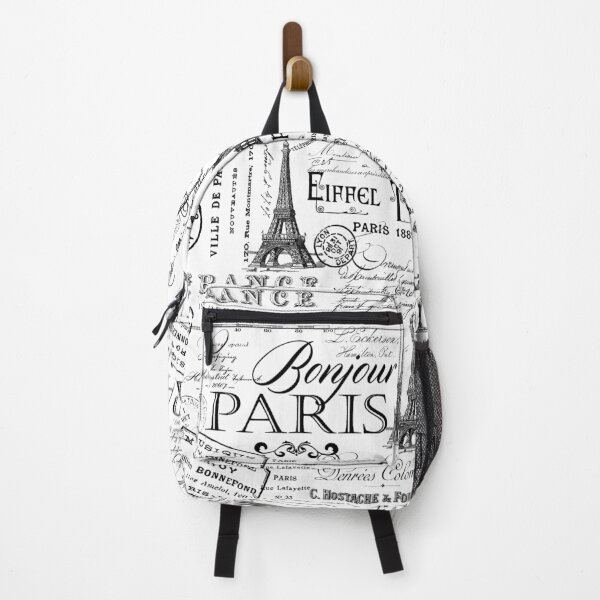 Item preview, Vintage Paris Black And White Nostalgic Pattern designed and sold by artsandsoul.