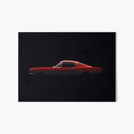 Mustang Fastback Art Board Print