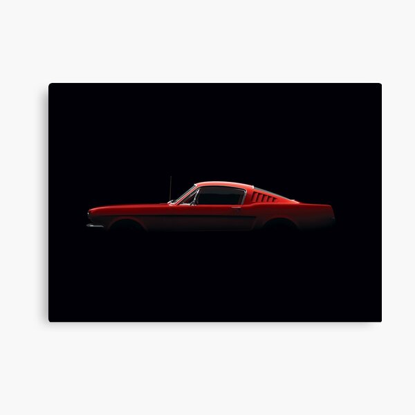 Mustang Fastback Canvas Print