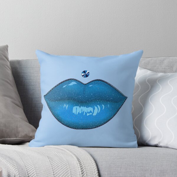 Item preview, Lips in Pastel Blue Lolita Pout Piercing Makeup designed and sold by GlamourChick.