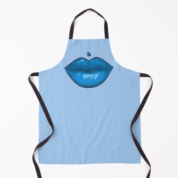 Item preview, Lips in Pastel Blue Lolita Pout Piercing Makeup designed and sold by GlamourChick.