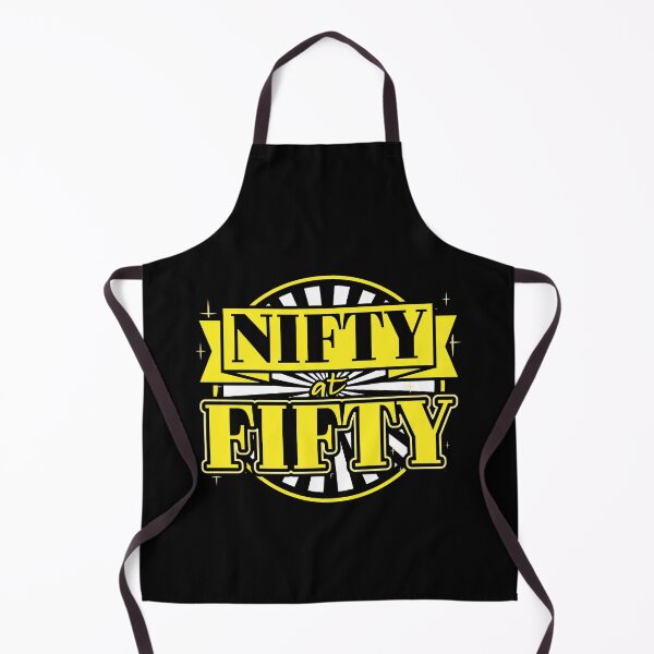 Item preview, Nifty at Fifty 50th Birthday designed and sold by Gold Wings Tees.