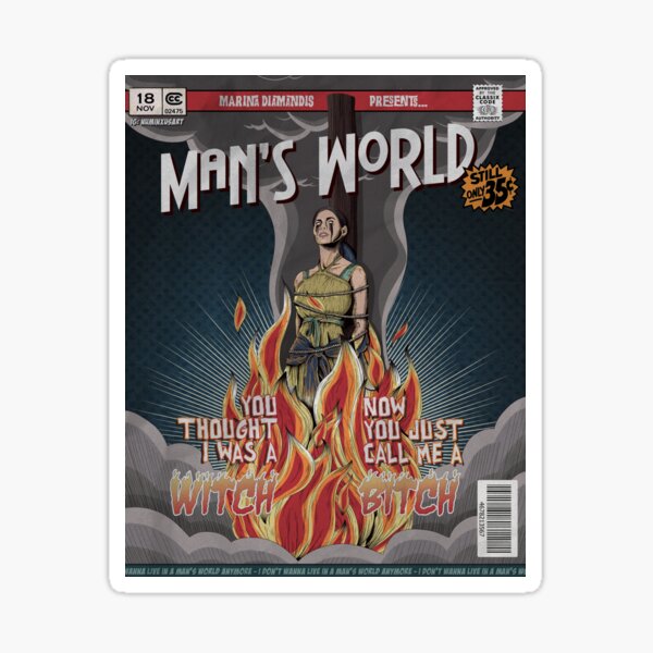 Vista previa del artículo con la obra «Comic del mundo del hombre - Marina», diseñado y vendido por snsdrunk.