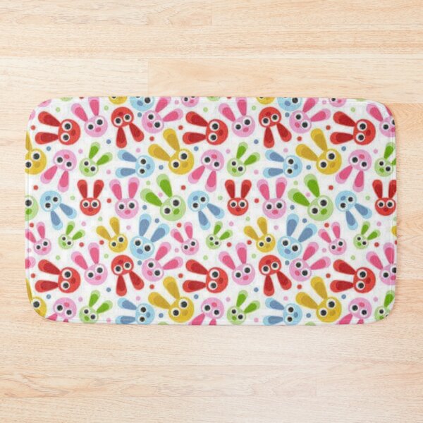 Item preview, Colorful Rabbits seamless pattern designed and sold by adityanik.