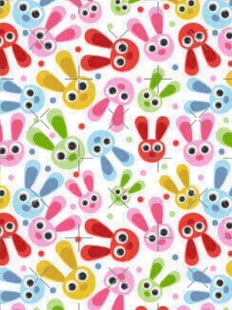Thumbnail 4 of 4, iPhone Case, Colorful Rabbits seamless pattern designed and sold by adityanik.