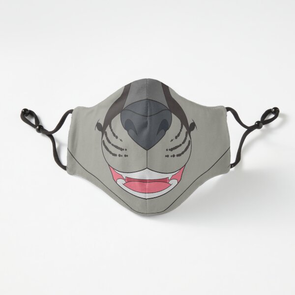 Grey Fox Face Fitted 3-Layer