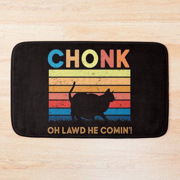Item preview, Funny Chonky cat oh lawd he comin chonk Scale absolute unit Cat meme retro vintage designed and sold by Majesticoo.