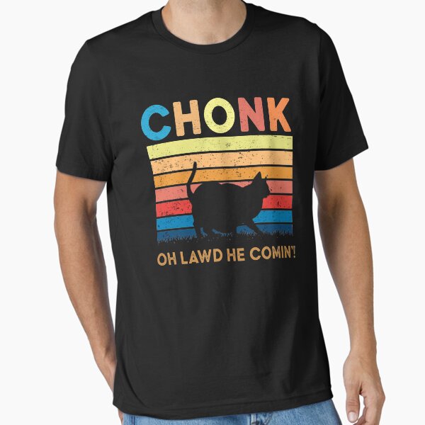Item preview, Funny Chonky cat oh lawd he comin chonk Scale absolute unit Cat meme retro vintage designed and sold by Majesticoo.