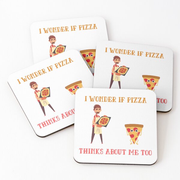 Item preview, I Wonder If Pizza Thinks About Me Too designed and sold by Irelene.