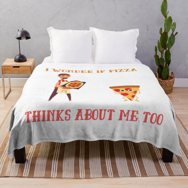 Item preview, I Wonder If Pizza Thinks About Me Too designed and sold by Irelene.
