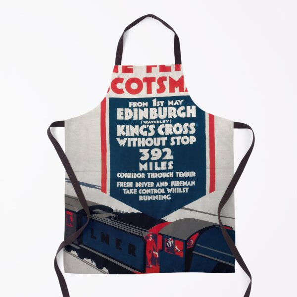 Artikelvorschau, retro classic The Flyin Scotsman poster entworfen und verkauft von CorasPosters.