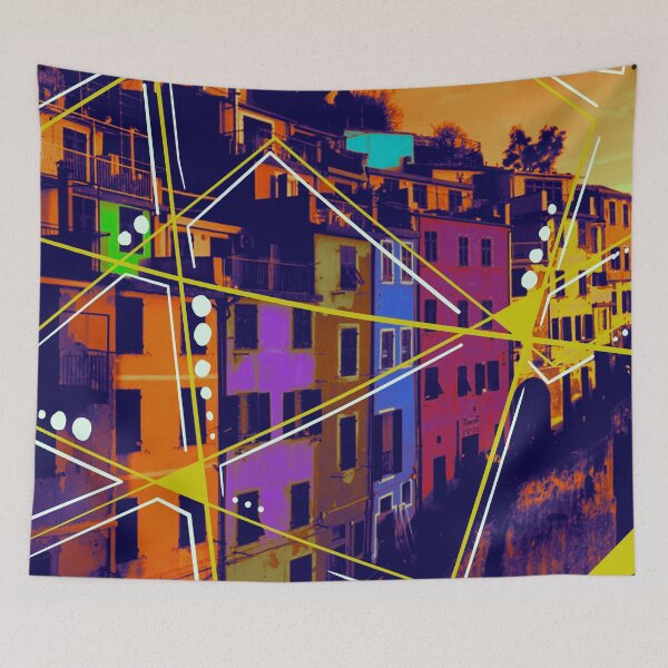 Item preview, Copy from Cinque Terre - Italy - Modern Abstract Pattern Image designed and sold by emm-j.