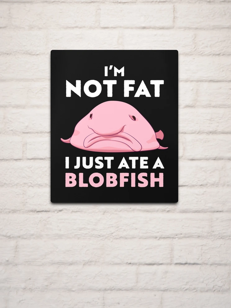 Blob Fish Mounted Print for Sale by SillyFun