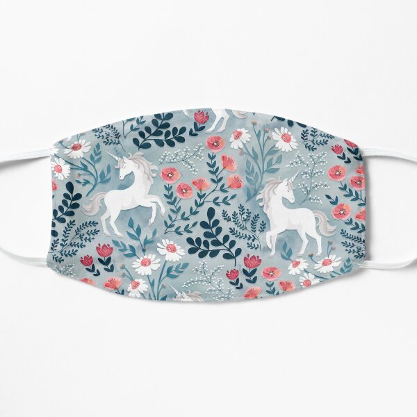 Unicorn garden Flat Mask