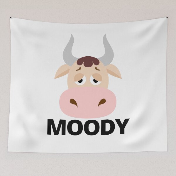Item preview, Moody Cow designed and sold by MonsaviFashion.