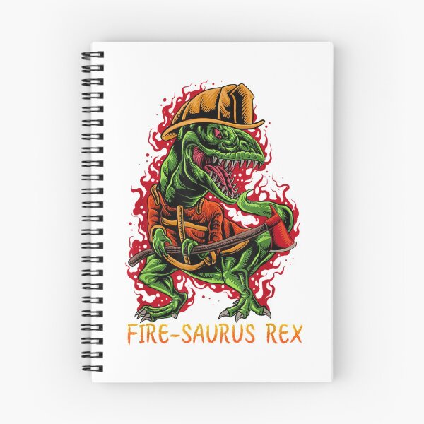 Item preview, Fireman T-Rex Dinosaur Firefighter  designed and sold by TheBloom98.