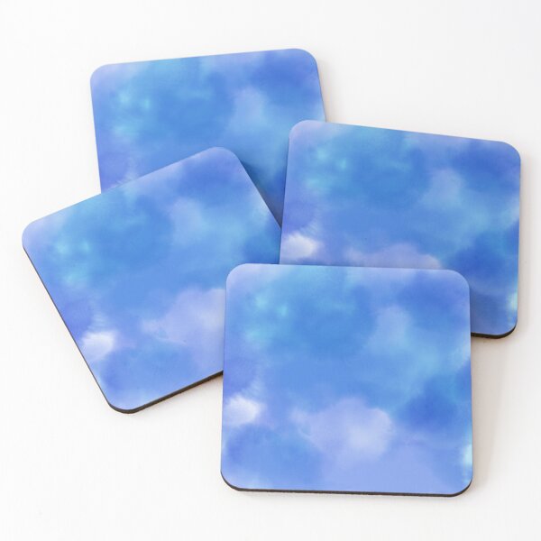 Item preview, Blue tie dye sky clouds pattern designed and sold by Bregjevt.