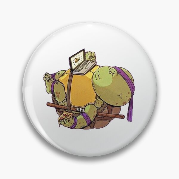 Item preview, Donatello Obese Ninja Turtle with pizza  designed and sold by Corleo.