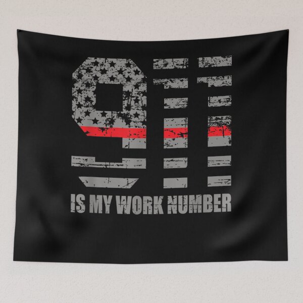 Item preview, 911 Is My Work Number Funny Firefighter Hero designed and sold by TheBloom98.