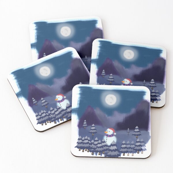 Item preview, Christmas Night Acrylic Painting designed and sold by Store Artilia.