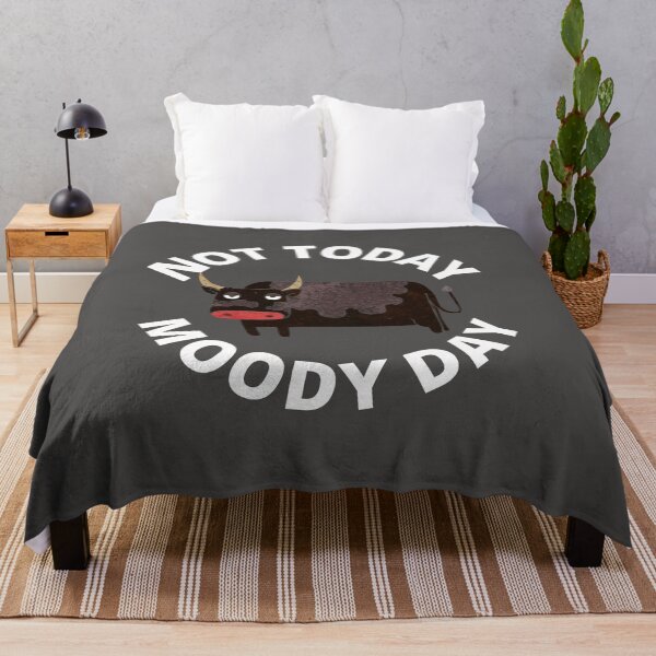 Item preview, Moody Cow - Not Today Moody Day designed and sold by MonsaviFashion.