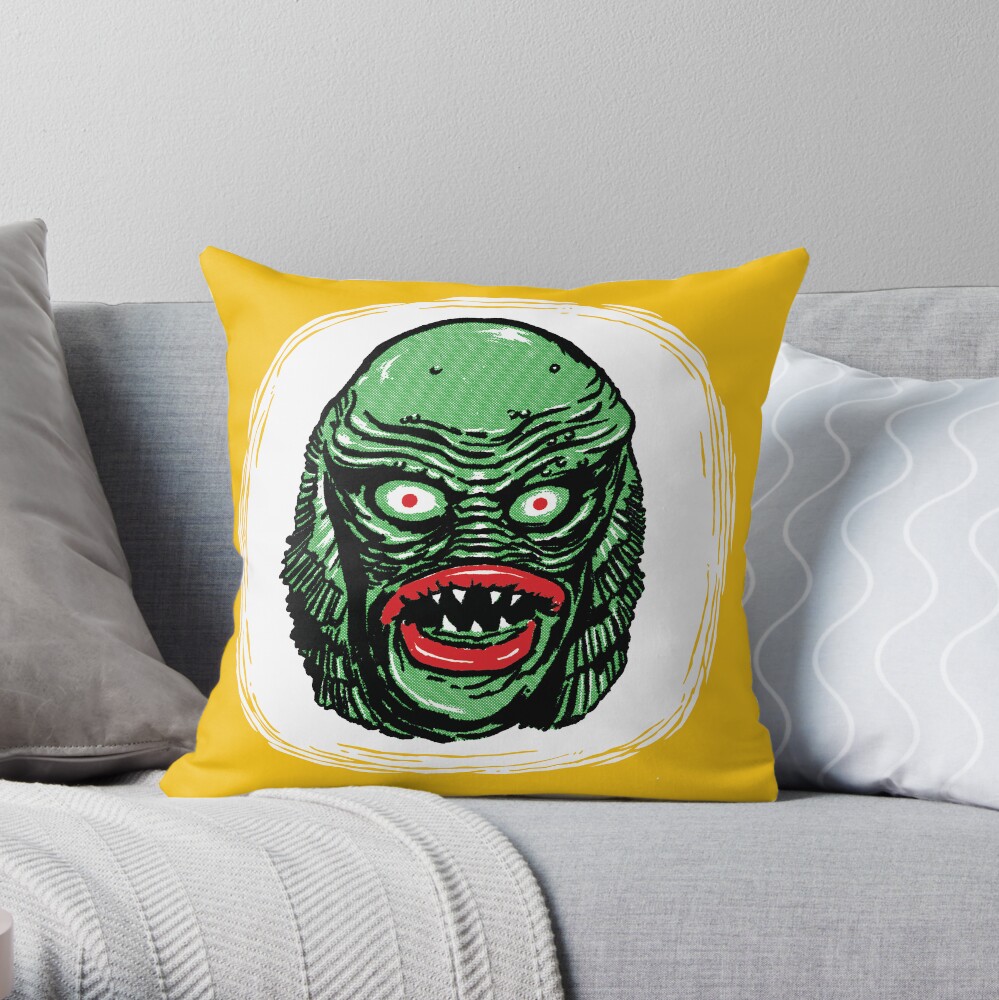 CREATURE from the BLACK LAGOON Throw Pillow