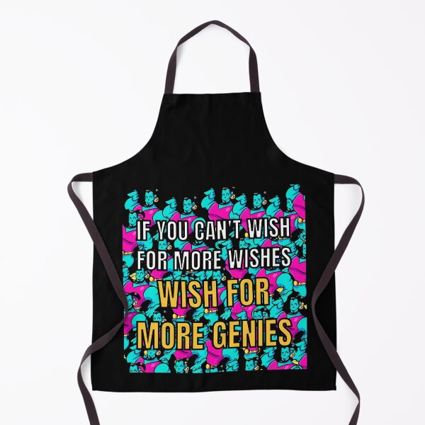Item preview, If you can't wish for more wishes, wish for more genies. designed and sold by Gold Wings Tees.
