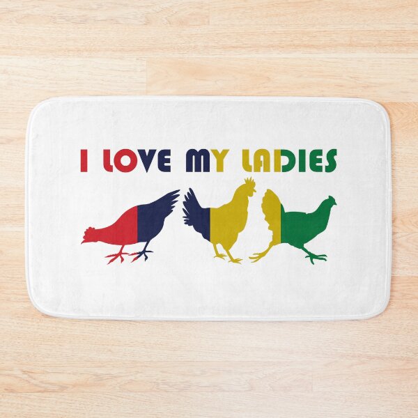 Item preview, I love my ladies chicken love chickens chicken saying designed and sold by DerNerd.