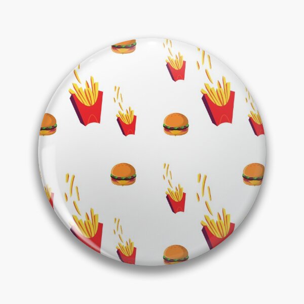 Item preview,  French Fries Pattern Burger designed and sold by kyds.