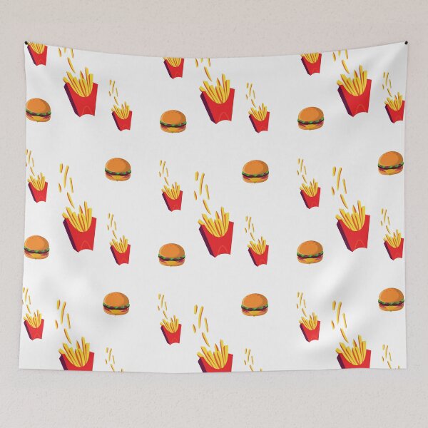 Item preview,  French Fries Pattern Burger designed and sold by kyds.