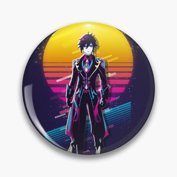 Item preview, Zhongli - Genshin Impact 80s retro designed and sold by MyRetroArt.