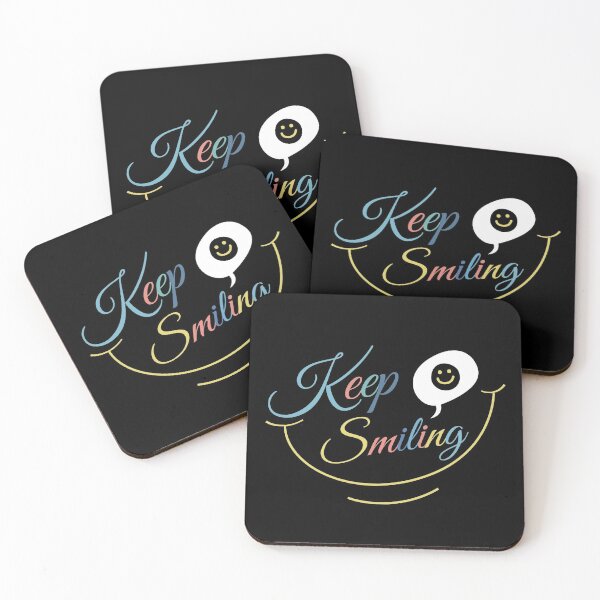 Item preview, Keep Smiling - Colorful Happy Quote Gift ideas designed and sold by NadjimBest.