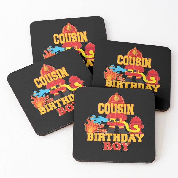 Item preview, Cousin Boy Firetruck Firefighter Party  designed and sold by TheBloom98.