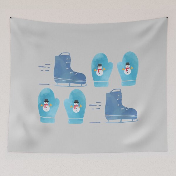 Item preview, Ice Skate and Cute Gloves designed and sold by ArtStore20.